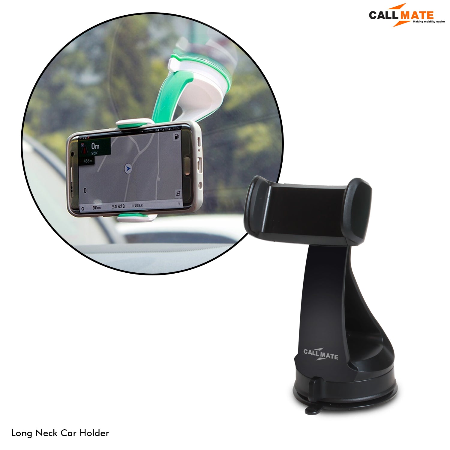 Long Neck Car Mobile Holder