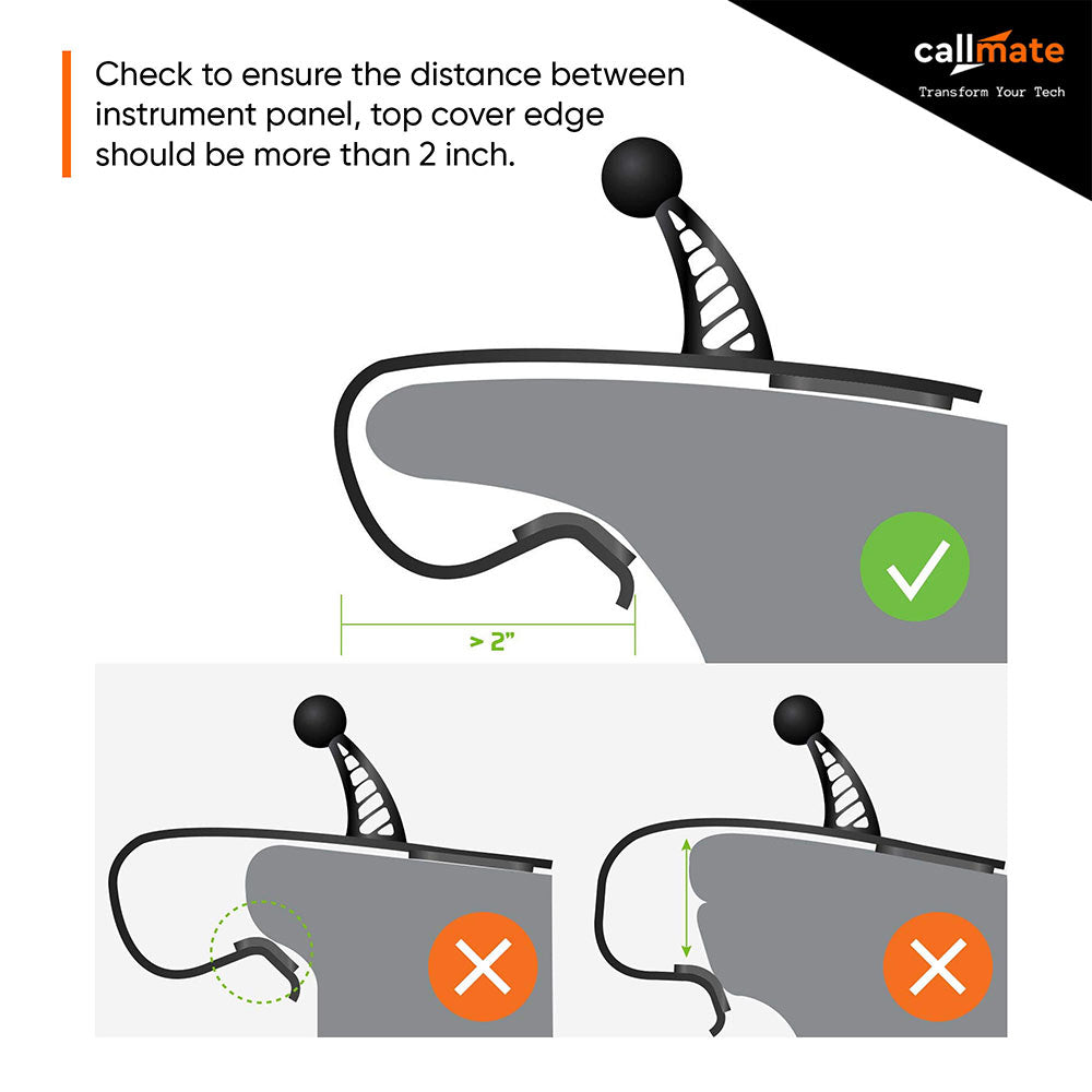 Dashboard Clamp Car Mount Holder