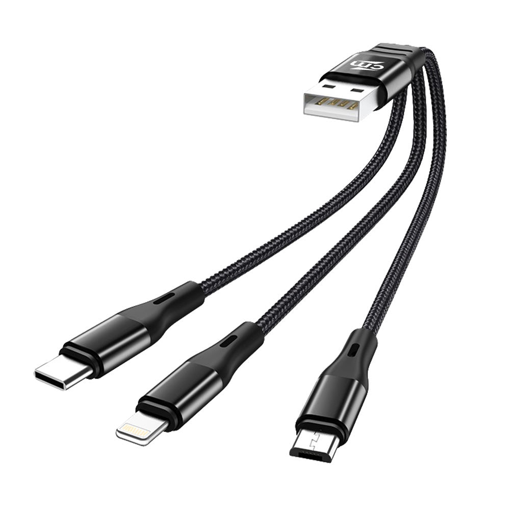 CM47: 3 in 1 Cable (12W, 25 CM)