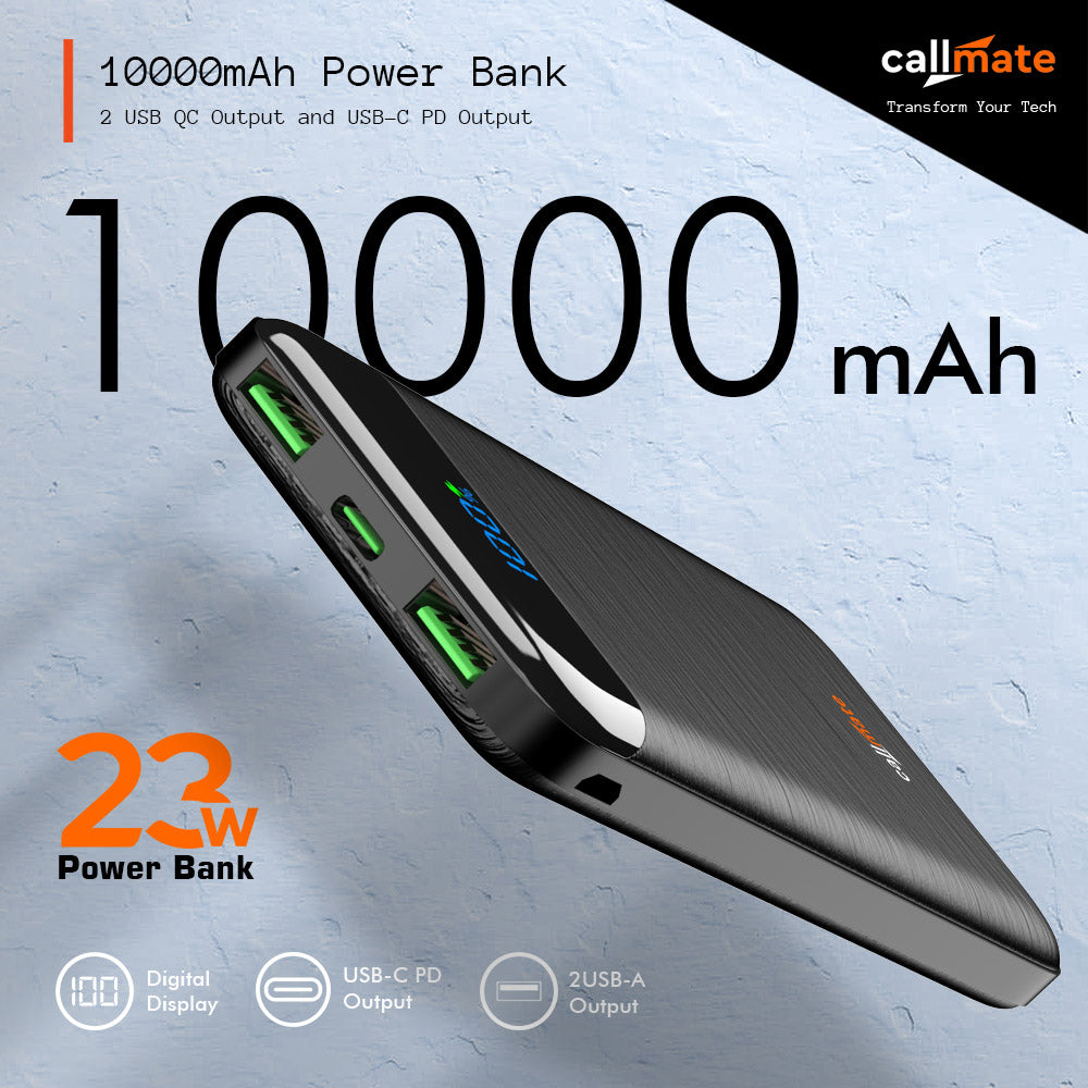 Chargemaster 100: The Power Bank 10000mAh (23W)