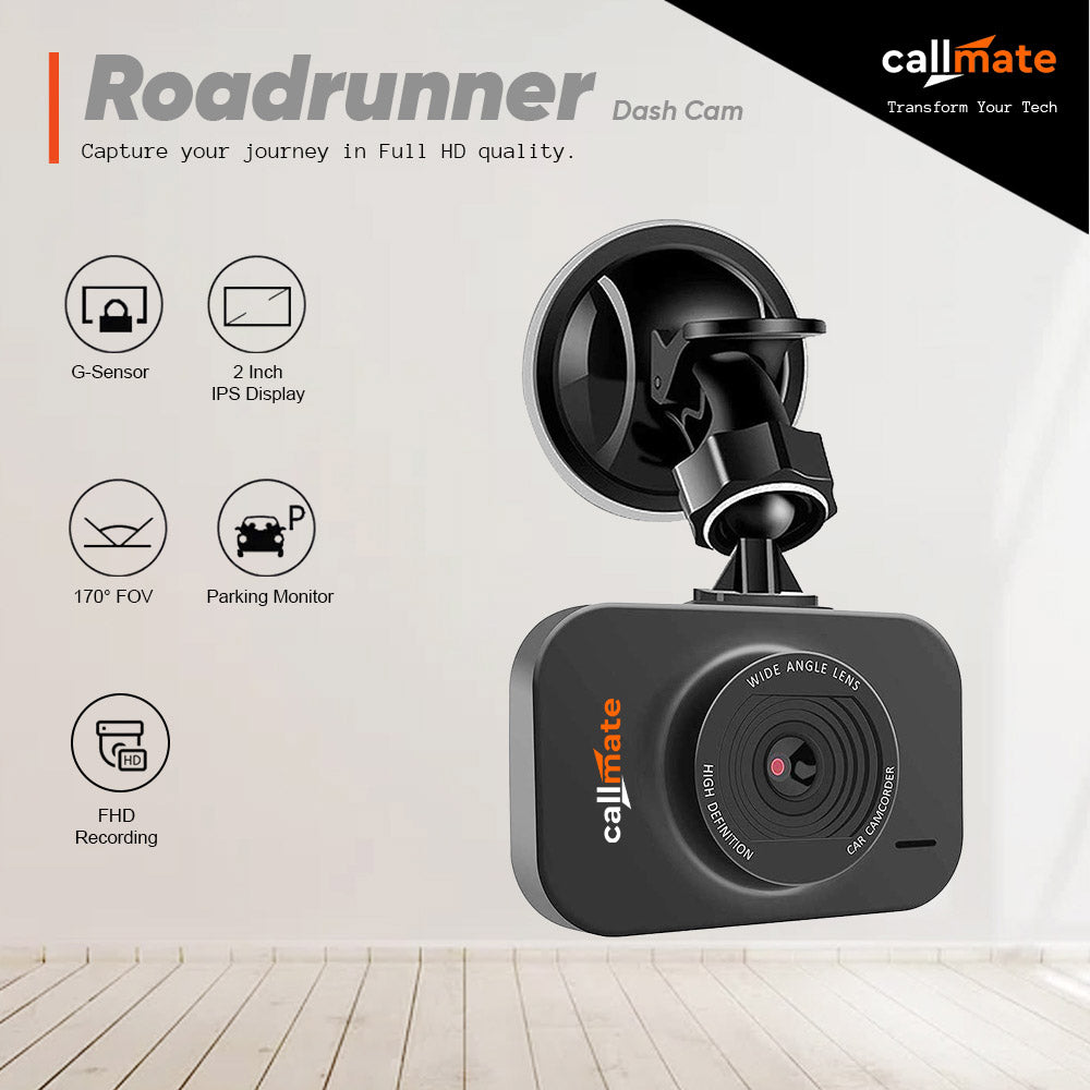 Roadrunner : Car Dashboard Camera Full HD quality