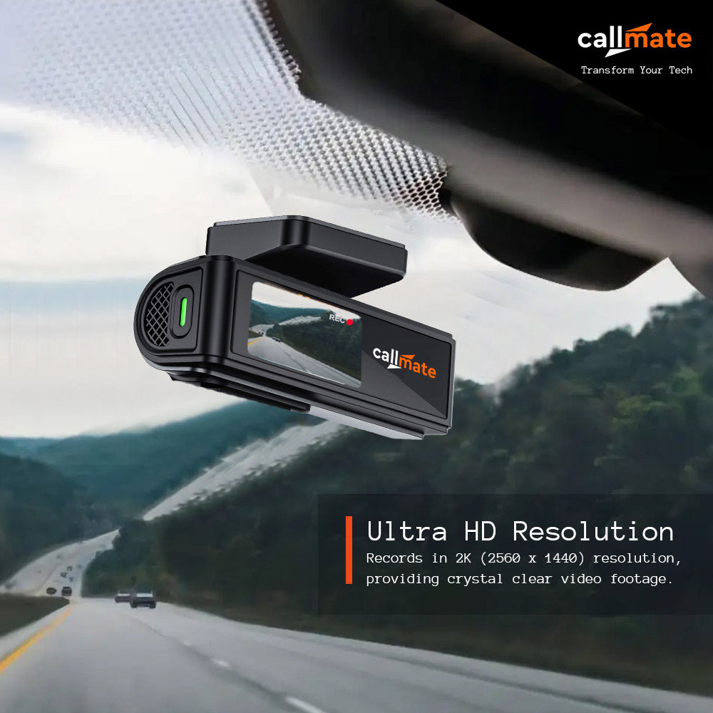 Road Master : Car Dashboard Camera 2K Ultra HD