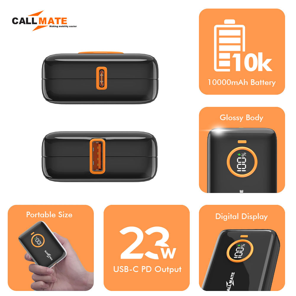 ThunderCharge 10000mAh 23W PD Power Bank