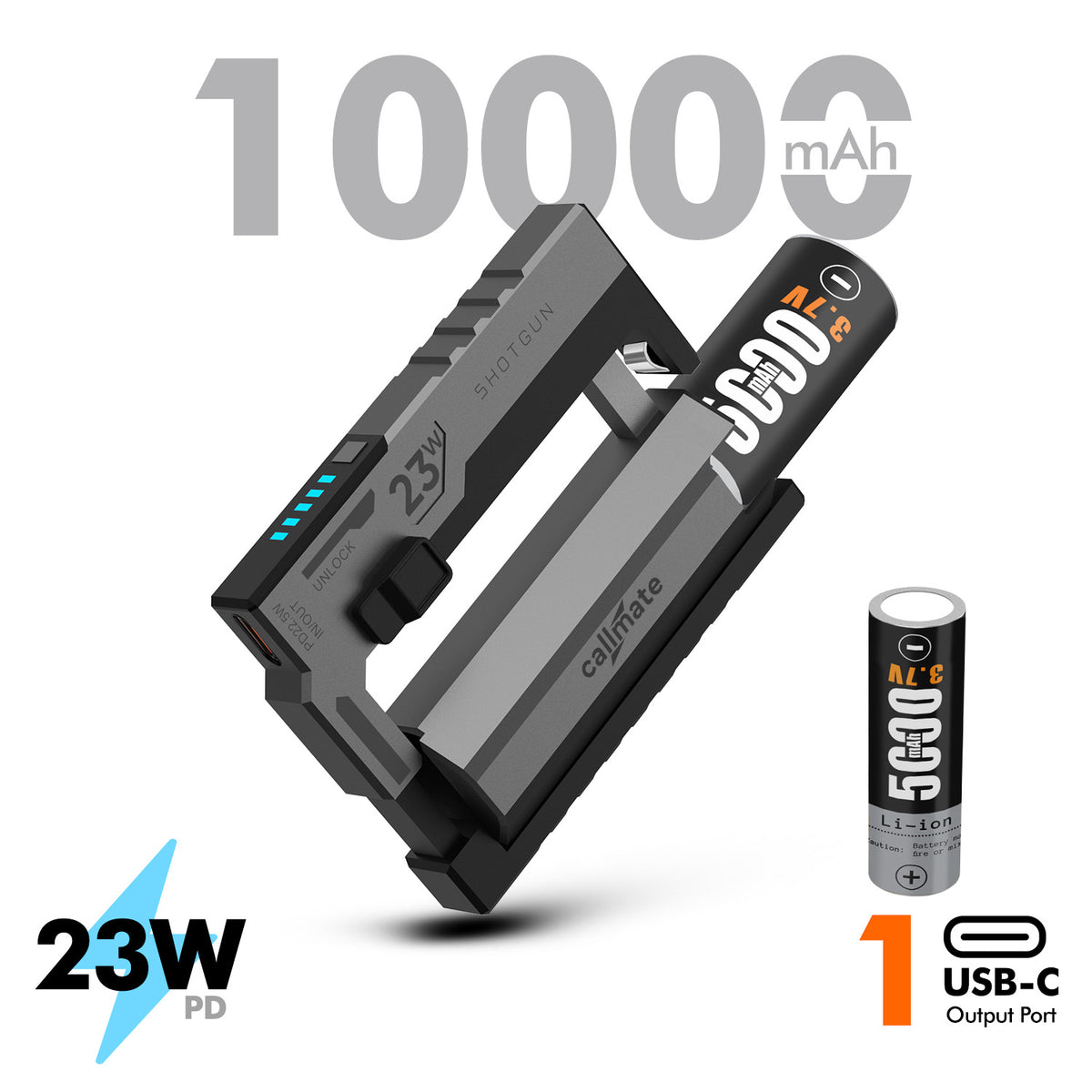 Pre Order Starts Shotgun: The Power Bank 10000mAh
