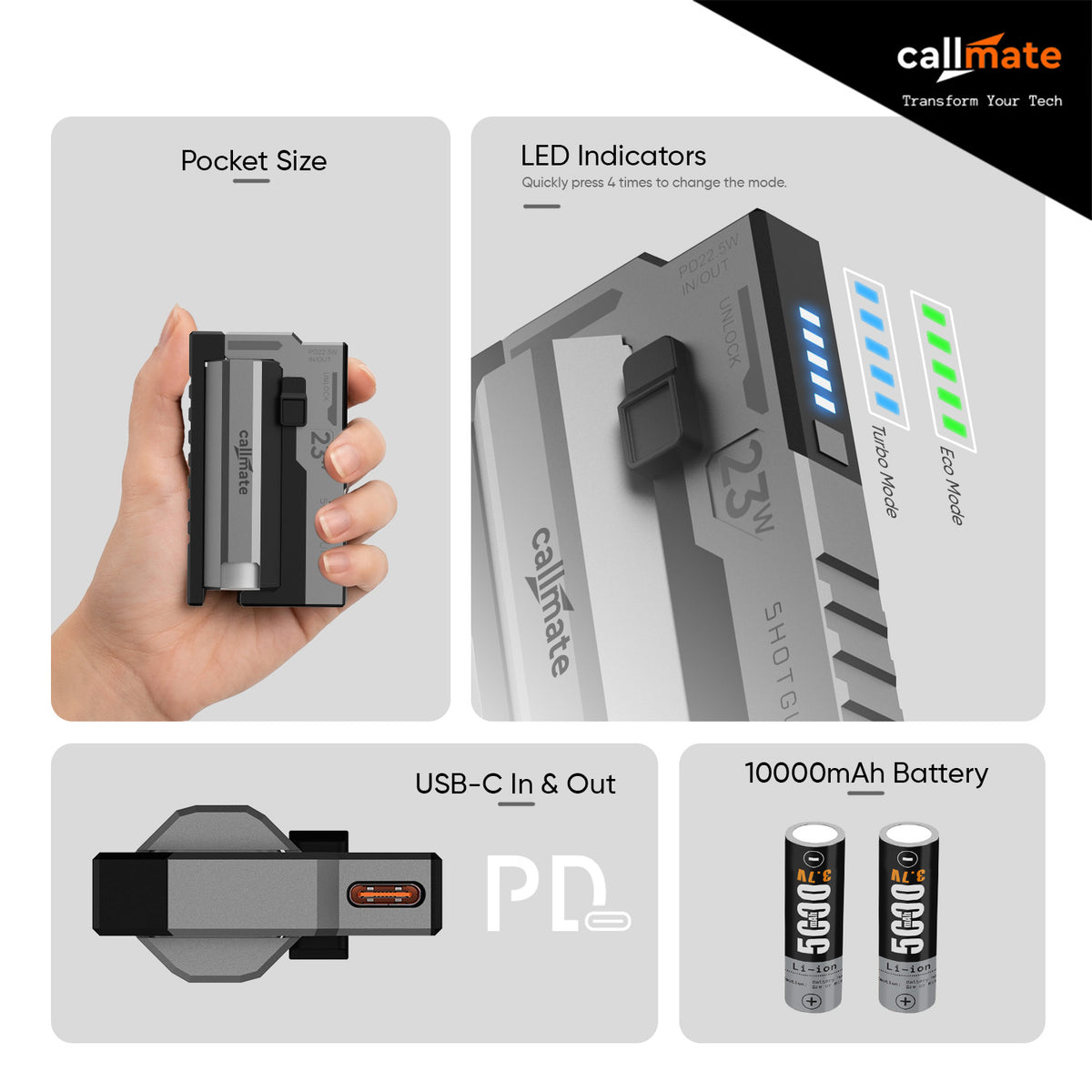 Shotgun: The Power Bank 10000mAh