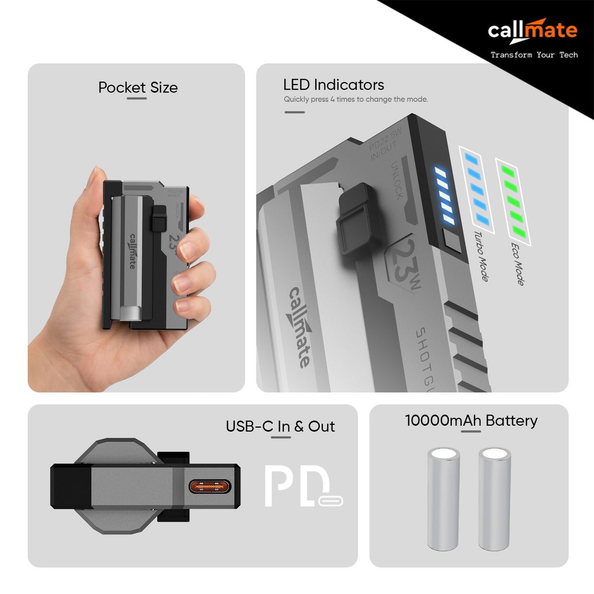 Pre Order Starts Shotgun: The Power Bank 10000mAh