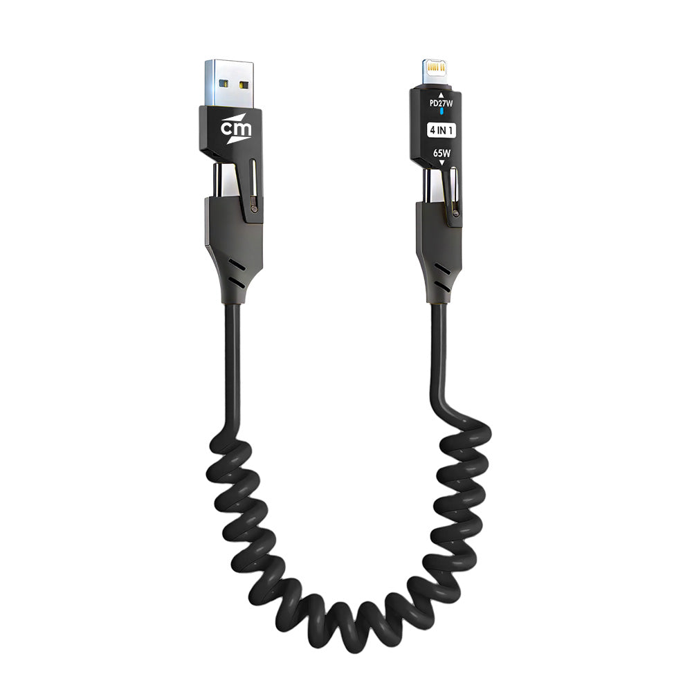 Spiral: 4 in 1 Cable (65W, 1.5 Meter)