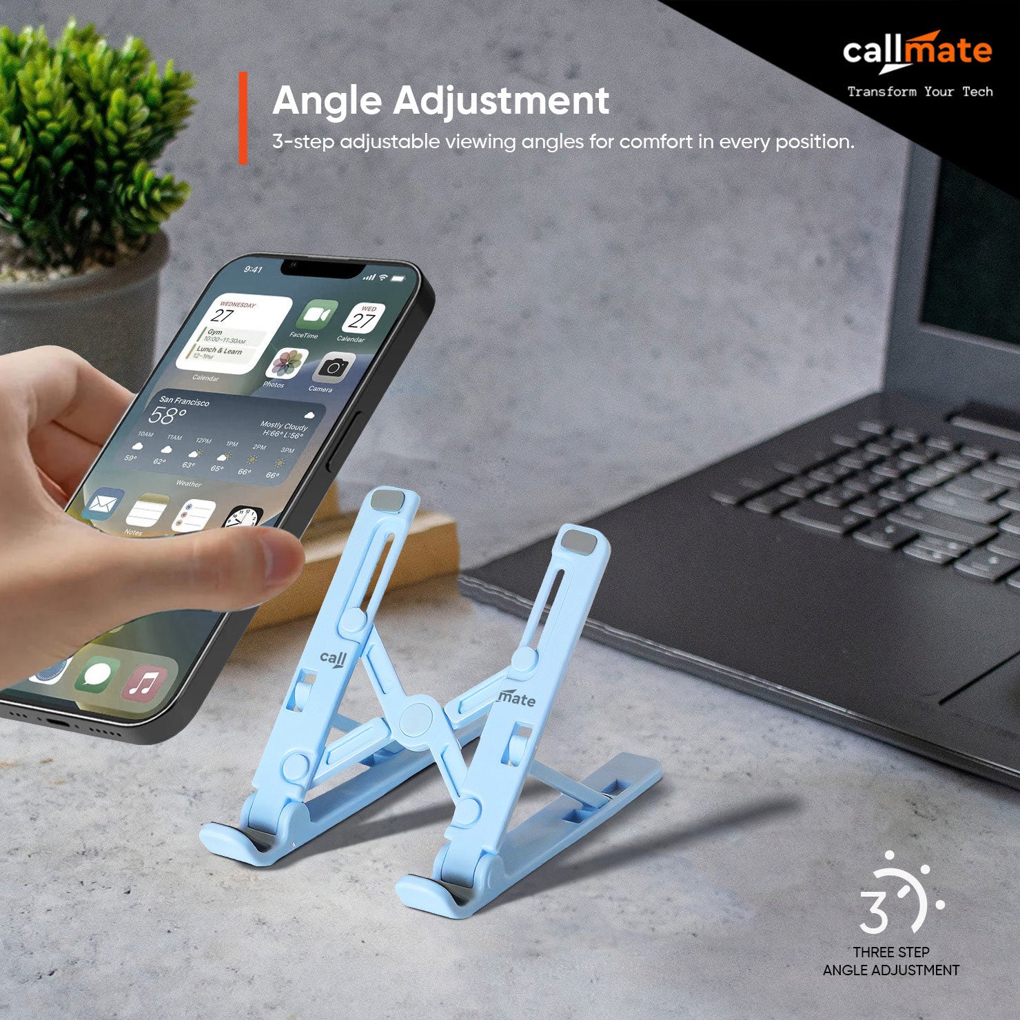 Aerostand: Mini Foldable Mobile Holder