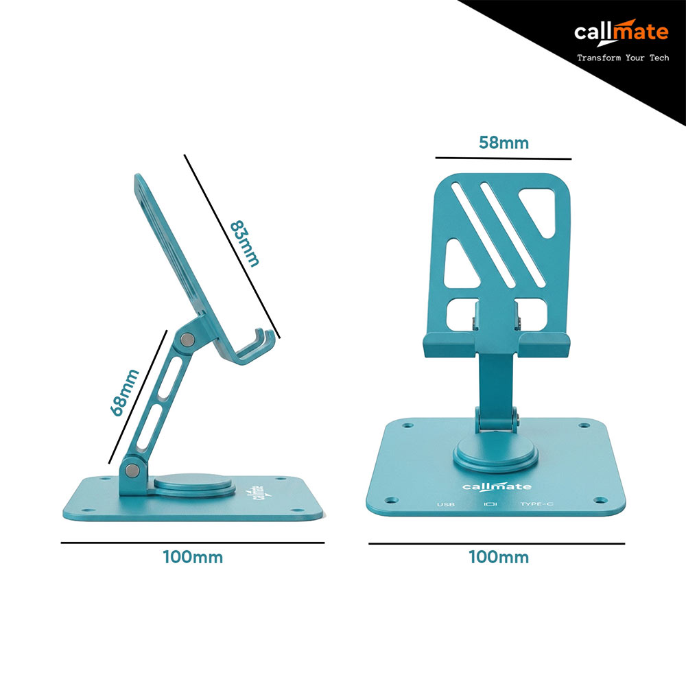Bendor: 360° Metal Mobile Holder (Blue)