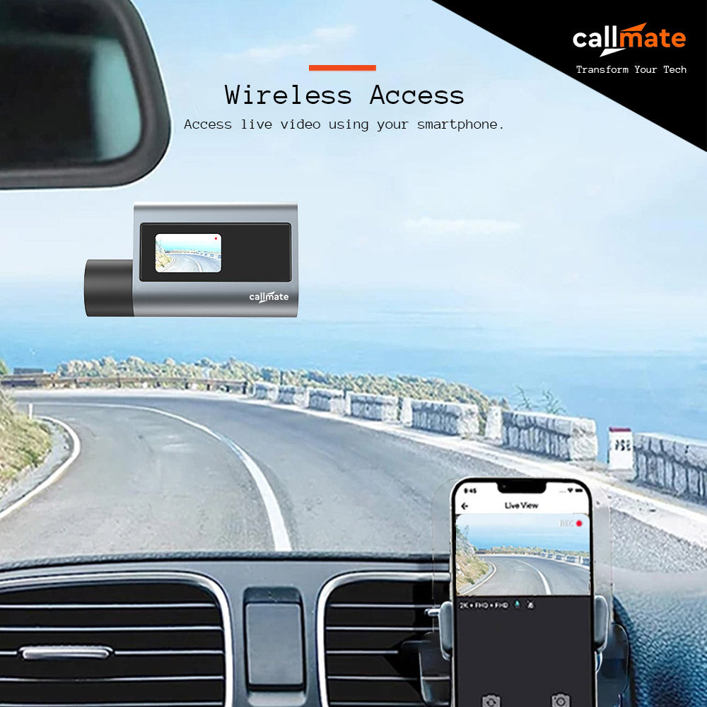 Roadvoyager: Car Dashboard Camera 4k Ultra HD with Back Camera