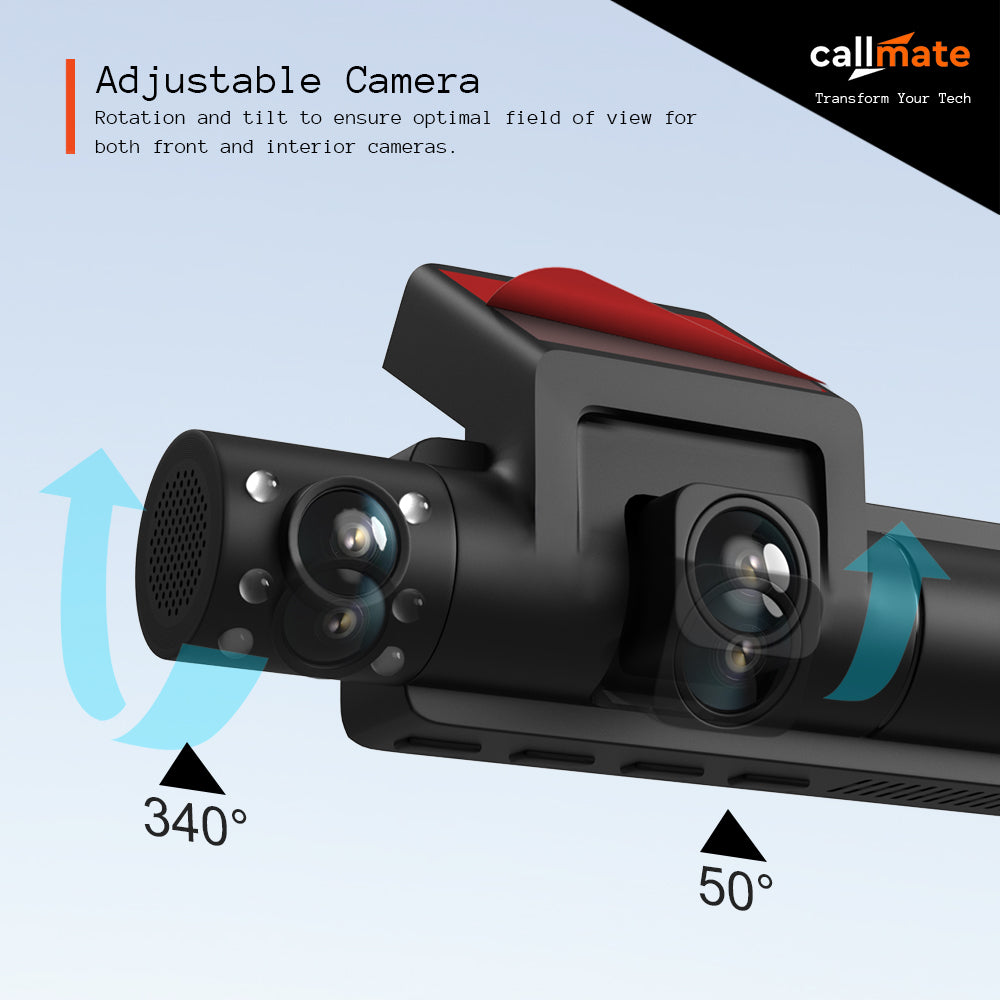 Roadventurer: Car Dashboard Camera 2k QHD with Back Camera