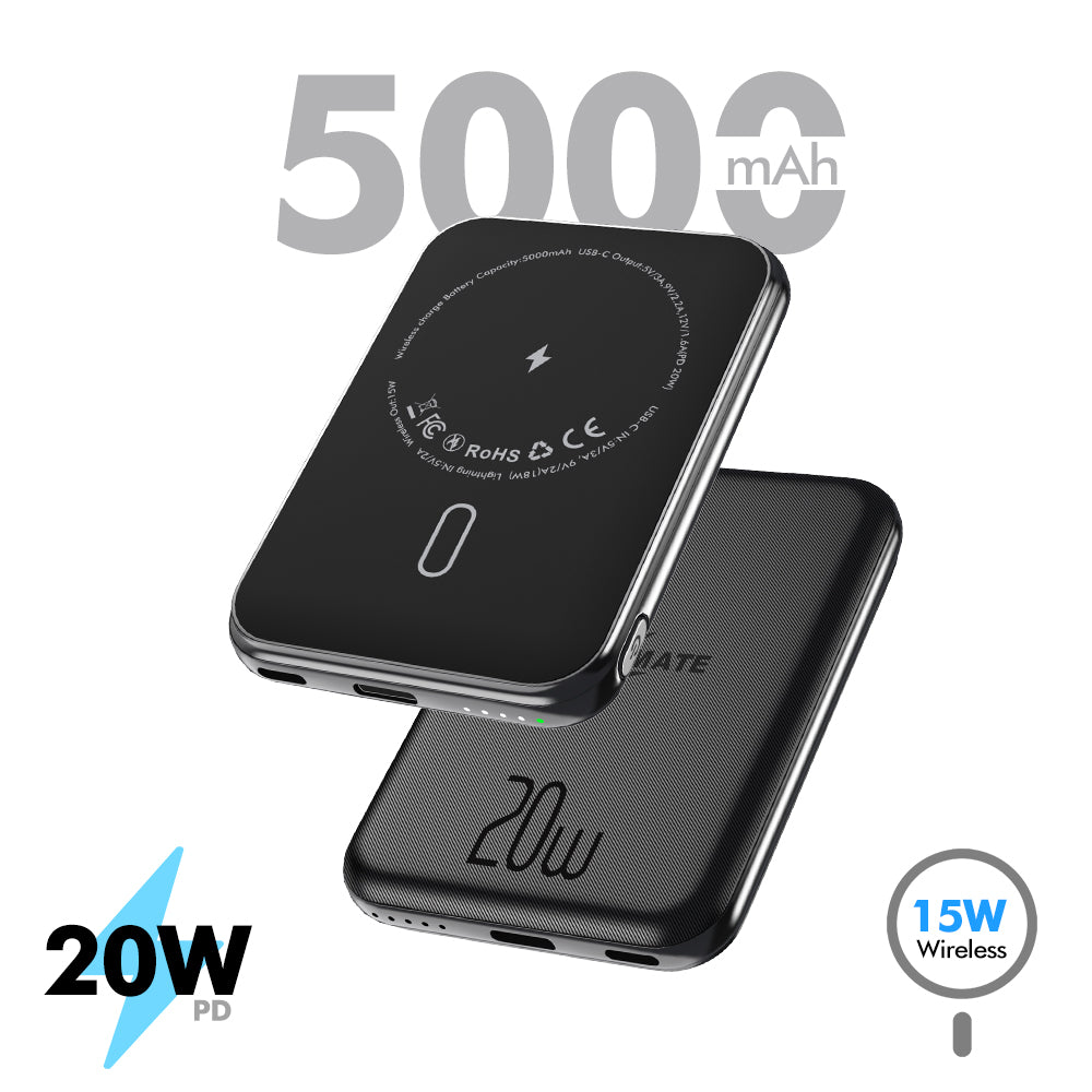 MagFlow: The Wireless Power Bank 5000mAh
