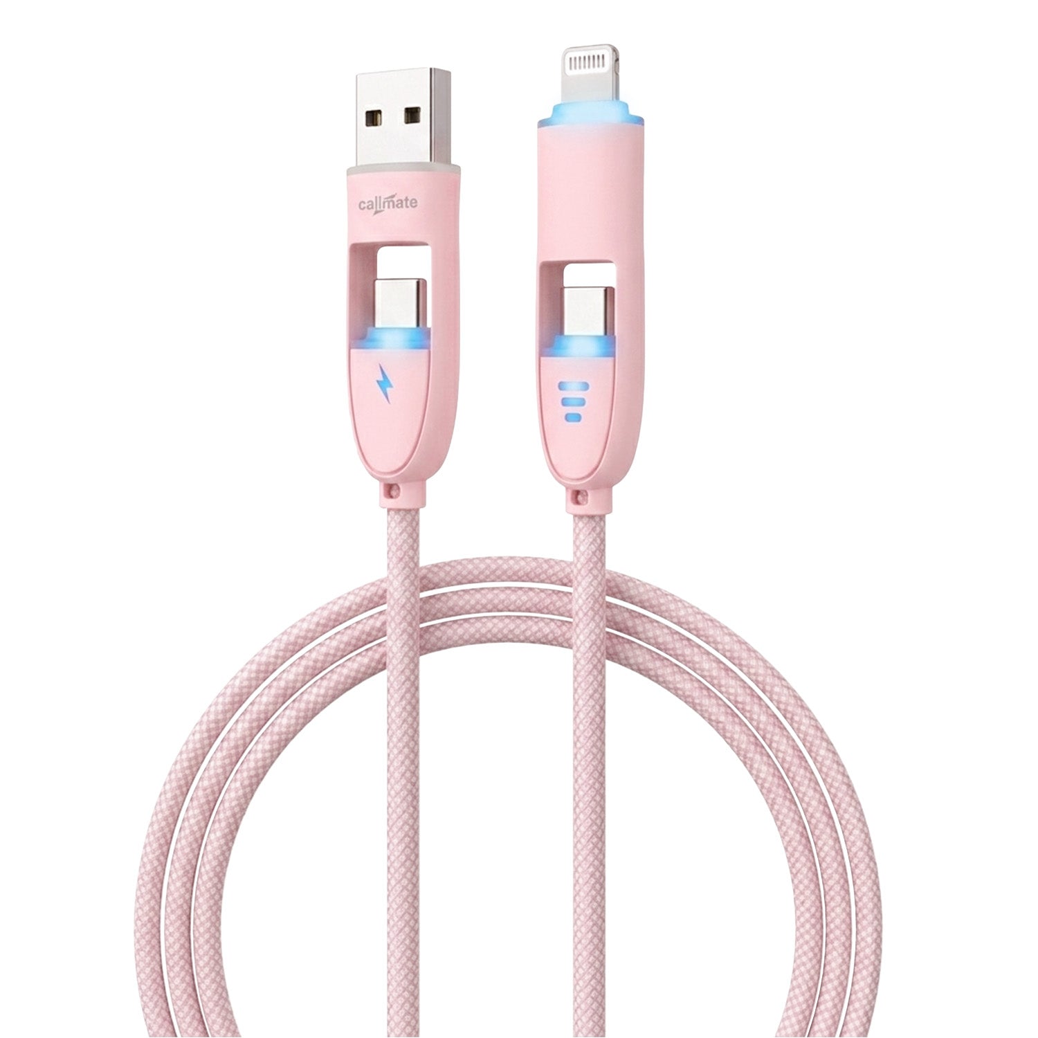 4 in 1 Fabric Cable (LED Connectors)