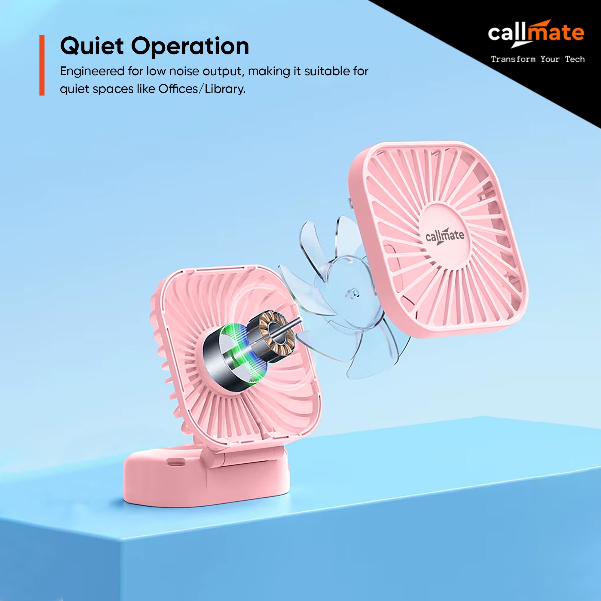 F10: Mini Portable Hand Fan