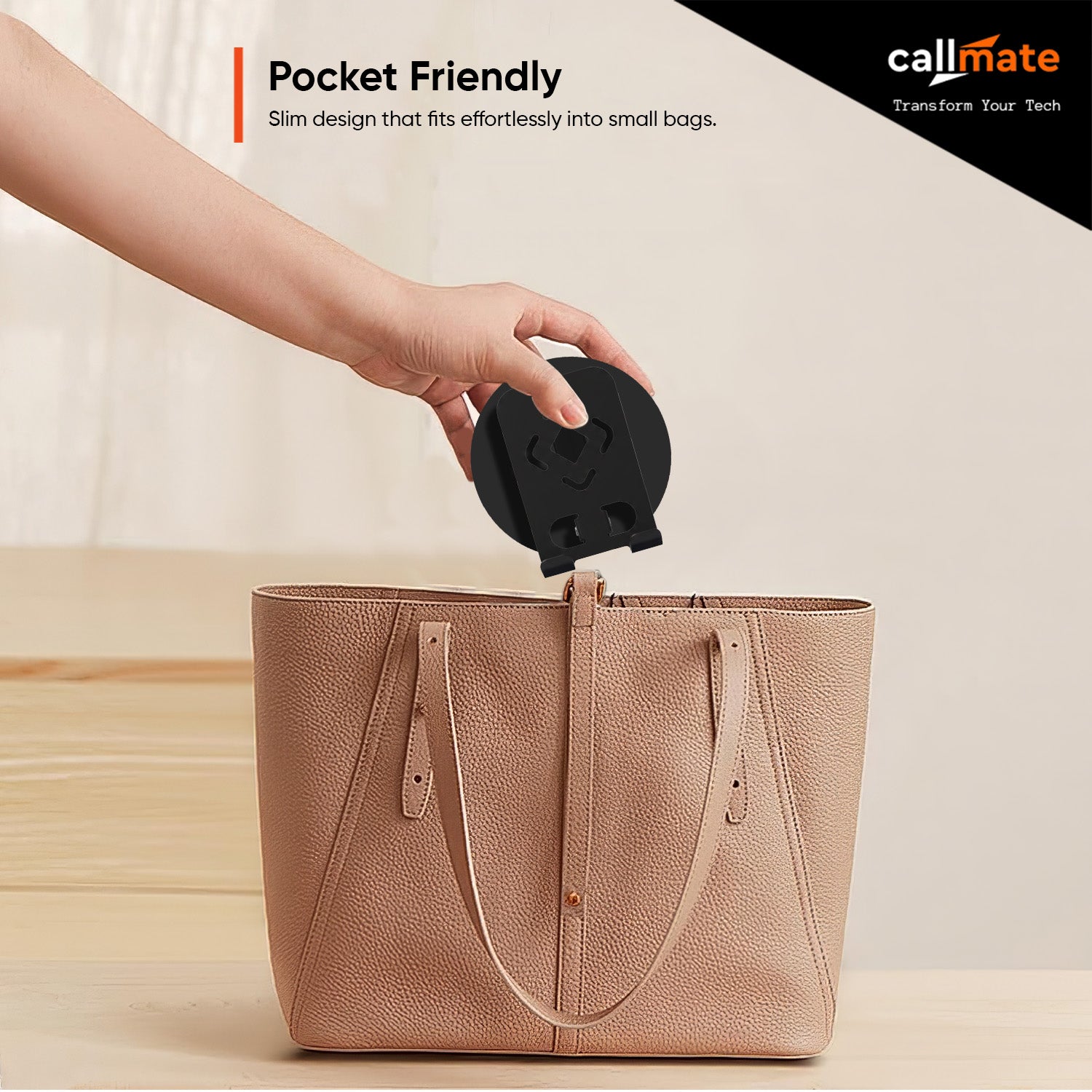 Foldable & Portable Mobile Holder (360° Rotation)