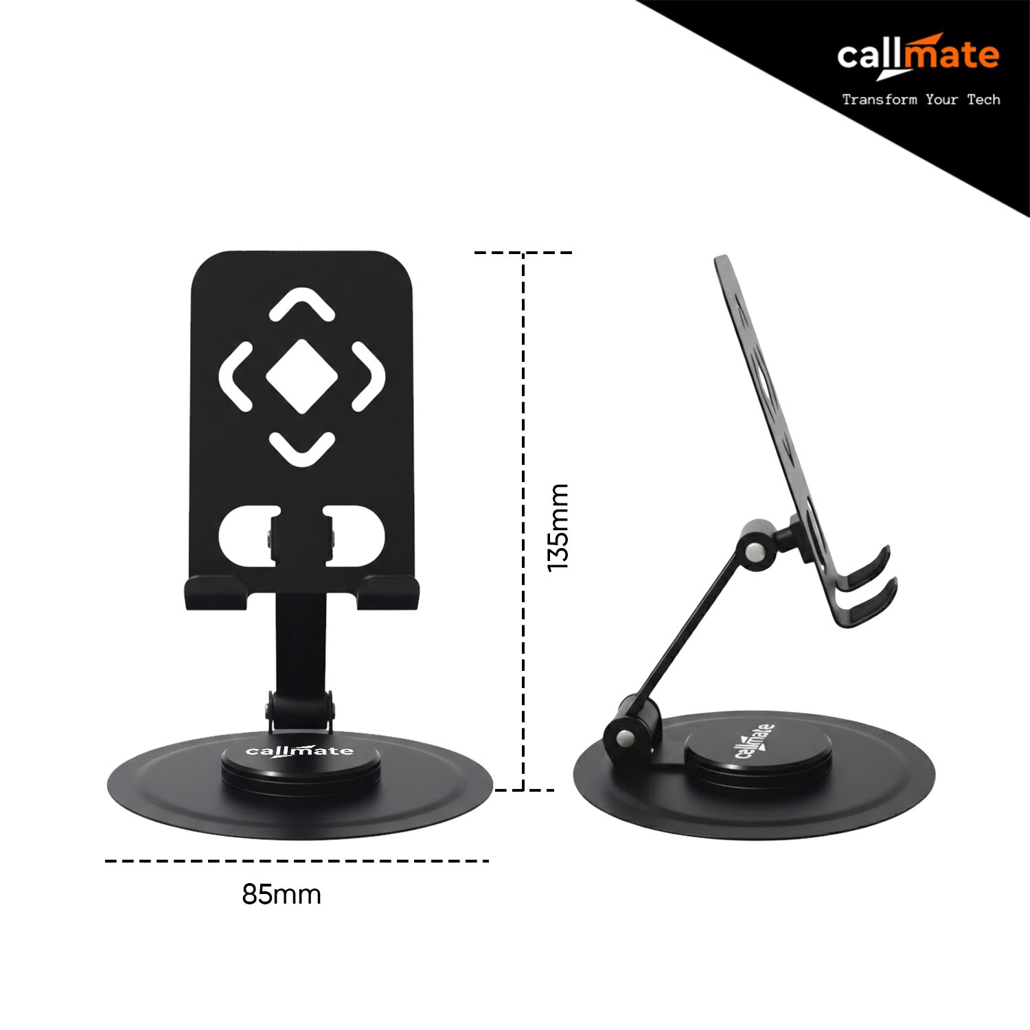 Foldable & Portable Mobile Holder (360° Rotation)