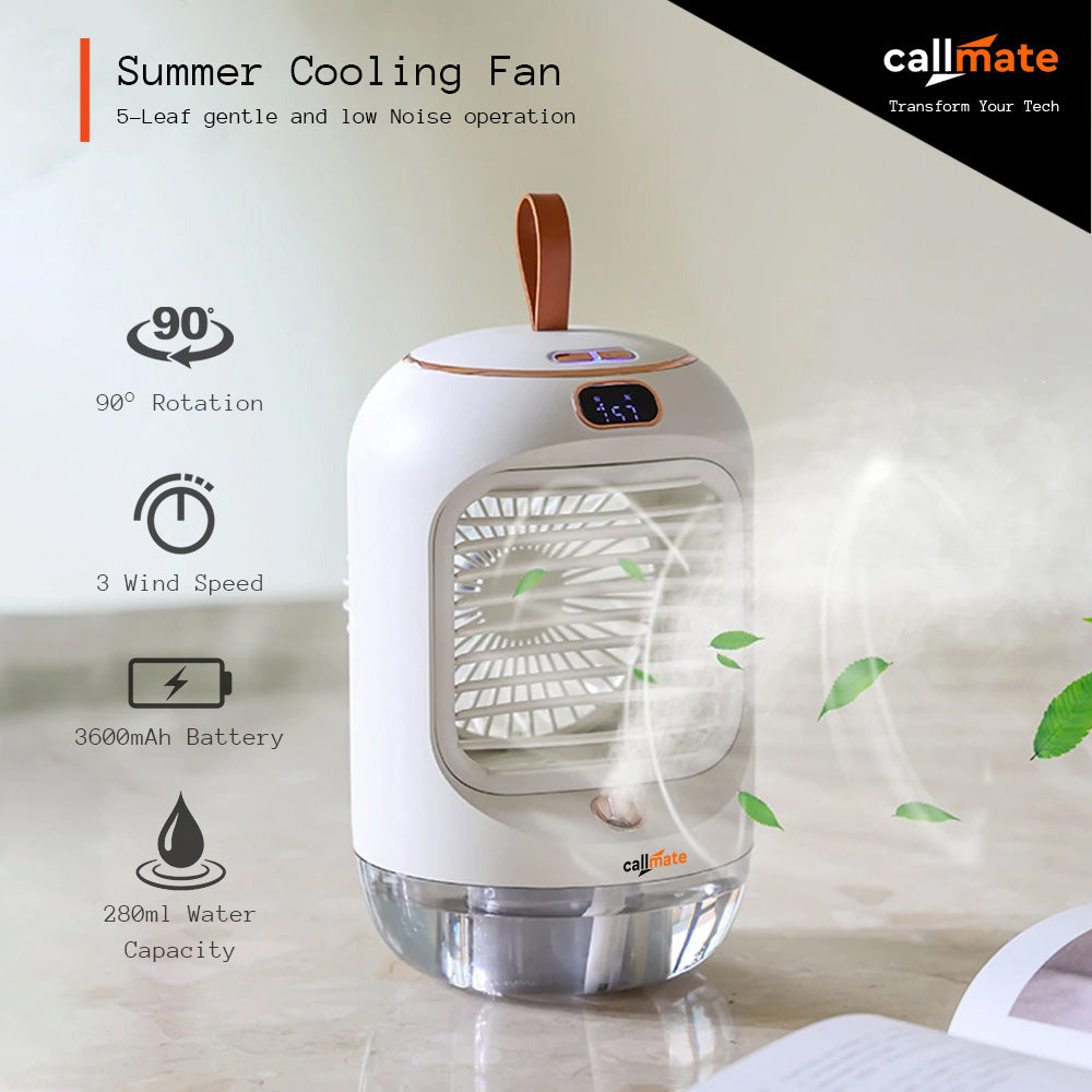 Humidifier Cooling Fan with 3 Wind Speeds