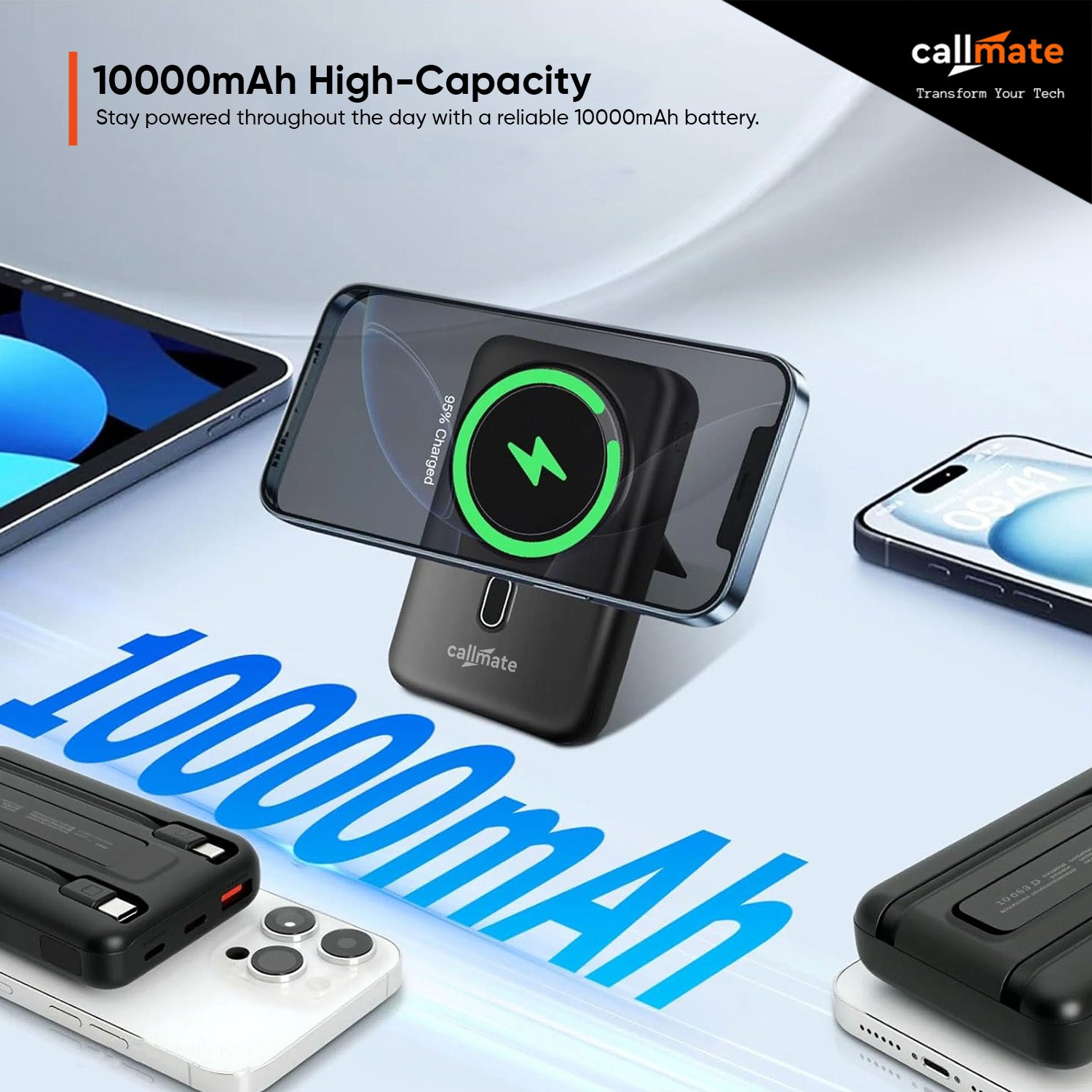 Energymate : The Wireless Power Bank 10000mAh