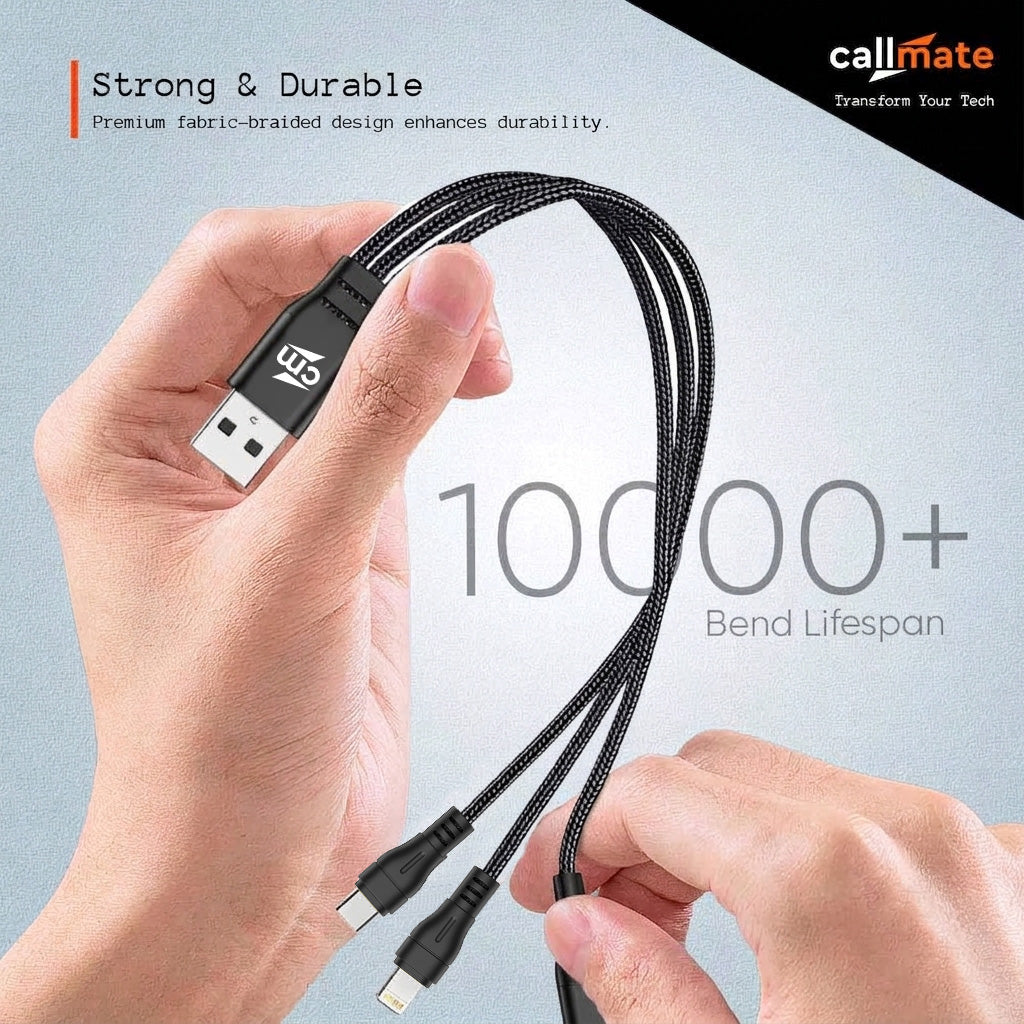 CM-47: 3 in 1 Cable (12W, 21 CM)