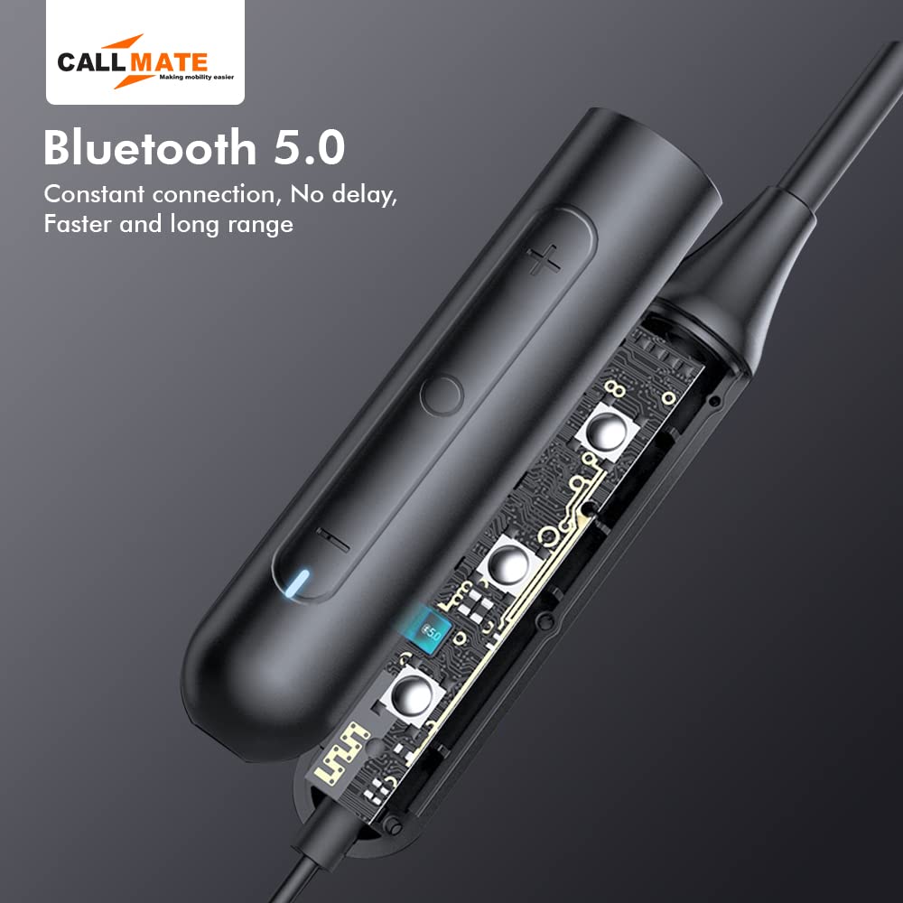 Buy BassBand Wireless Neckband 40 Hour Play Time@1049Rs – callmateindia.com