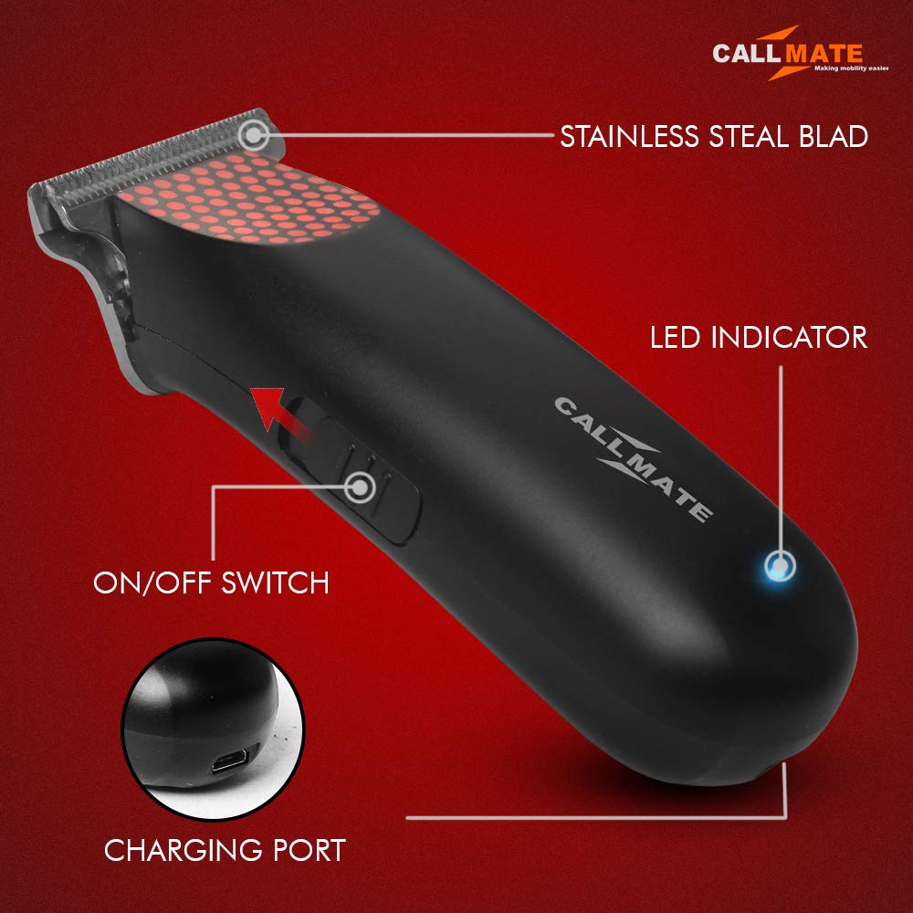 Cordless Pocket Size Beard Trimmer For Men & Women With 90 mins Run-Time